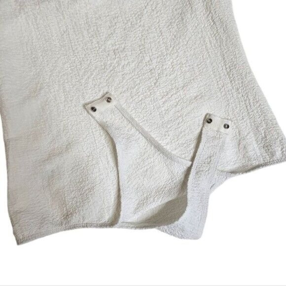 ASTR white crepe puff sleeve square neck body suite size medium - Picture 5 of 14